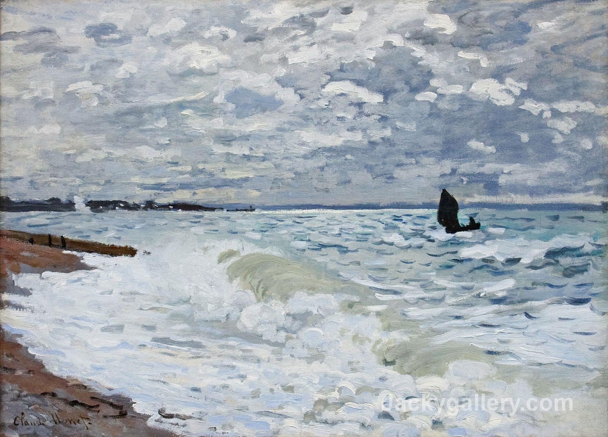 The Sea at Saint-Adresse by Claude Monet paintings reproduction